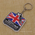 Venta al por mayor Su marca personalizada 2D Soft PVC Keytag con logotipo de marca